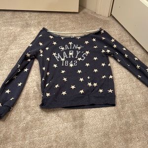 Navy Star Sweater